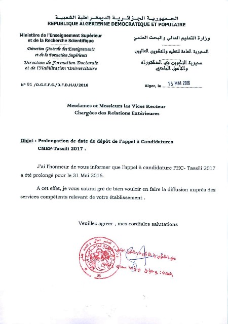 Note CMEP-Tassili