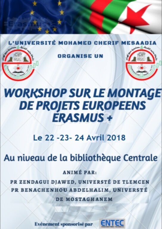 affichage workshop erasmus