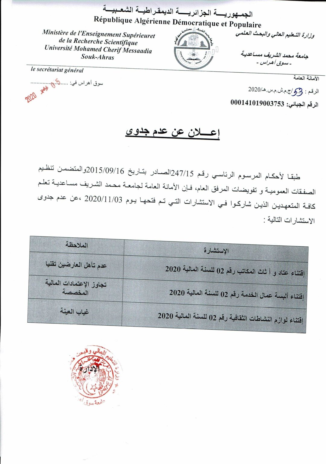 عدم جدوى